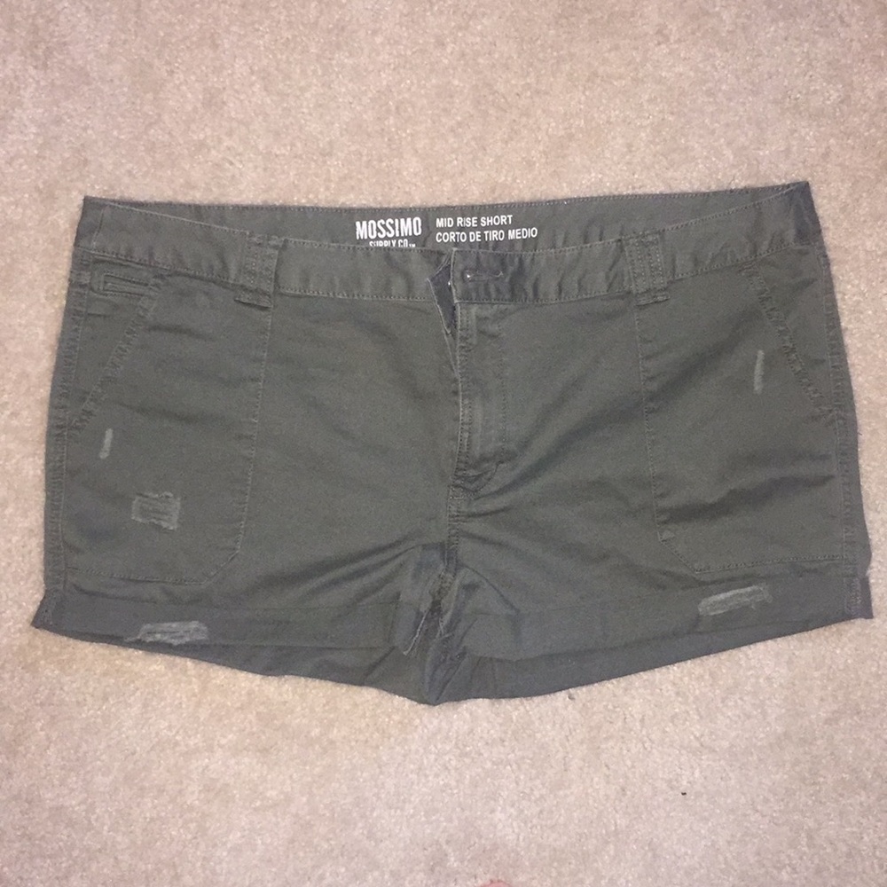 Olive shorts